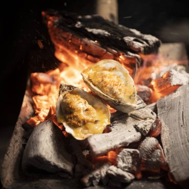 Grilled Irish Oysters Nage
